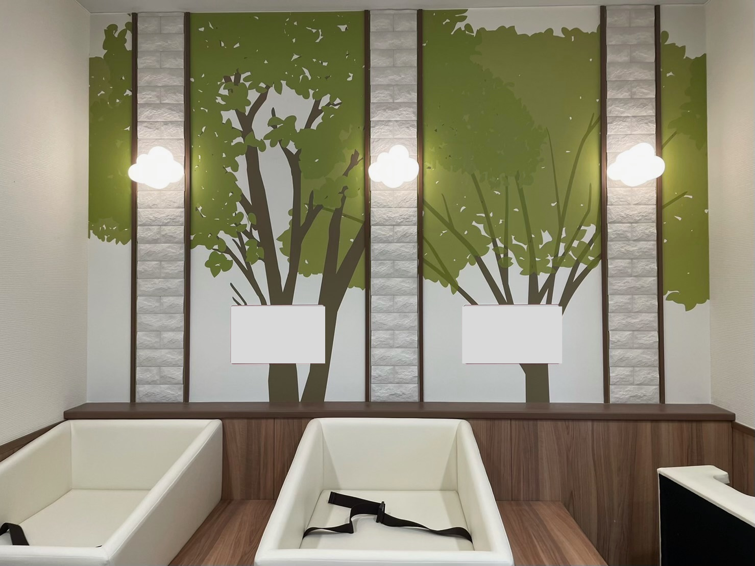 Nursery / childcare facility — Terrawell panels installed in a pediatric care space, supporting clean air and a safe environment for children.